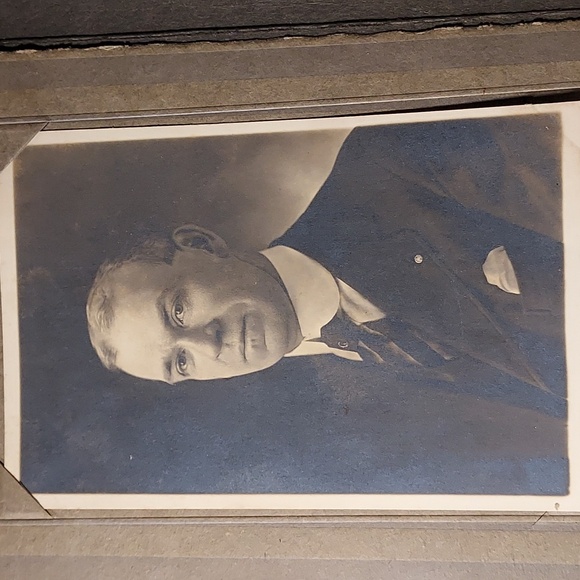 Antique Cabinet Card Distinguished Man Portrait Sherman Photography - Picture 4 of 6